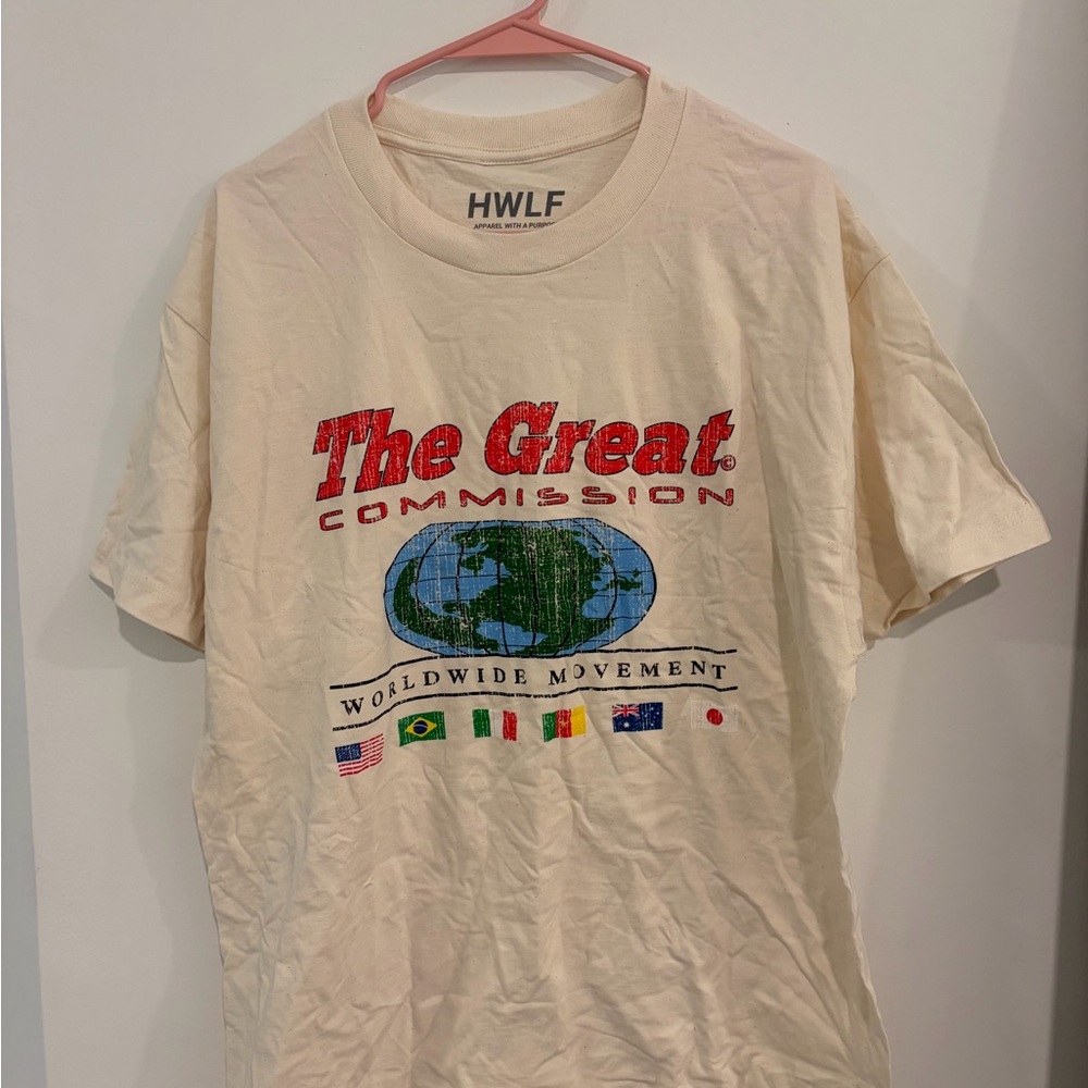 Cream Short Sleeve Tee